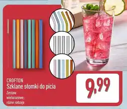 ALDI Szklane słomki do picia CROFTON oferta