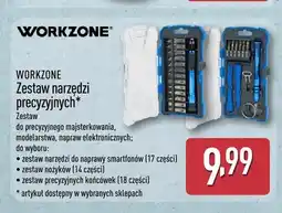 ALDI Zestaw narzędzi precyzyjnych WORKZONE zestaw nożyków (14 części) oferta