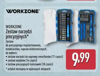 Zestaw narzędzi precyzyjnych WORKZONE zestaw nożyków (14 części)