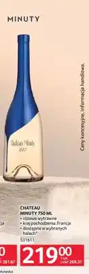 Selgros Wino Chateau Minuty różowe wytrawne Francja oferta