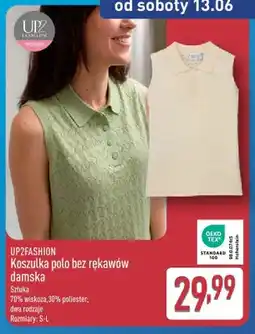 ALDI Koszulka polo bez rękawów damska UP2FASHION oferta