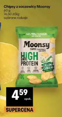 Delikatesy Centrum Chipsy z soczewicy Moonsy zielona cebulka oferta
