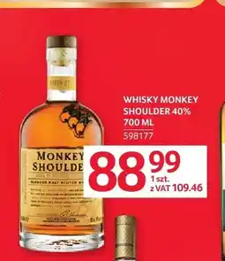 Selgros Whisky Monkey Shoulder 40% oferta
