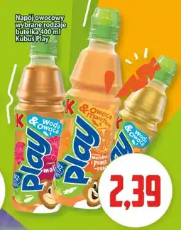 Kupiec Napój owocowy Kubuś Play Woda & Owoce malina butelka oferta