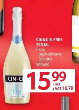 Selgros Wino bezalkoholowe Cin&Cin Free Niemcy oferta