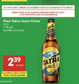 Delikatesy Centrum Piwo Tatra Jasne Pełne oferta