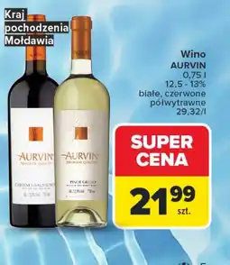 Carrefour Wino półwytrawne Aurvin oferta