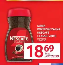 Selgros Kawa rozpuszczalna NESCAFE Classic oferta