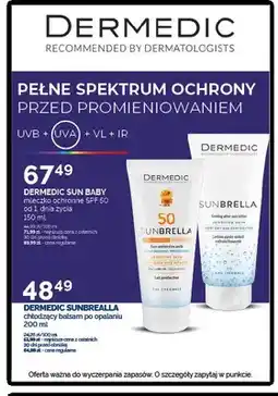 Ziko Dermo Chłodzący balsam po opalaniu DERMEDIC SUNBREALLA oferta