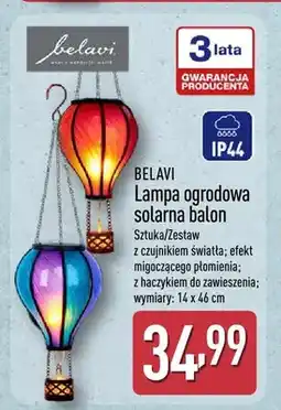 ALDI Lampa ogrodowa solarna balon BELAVI oferta