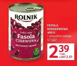 Selgros Fasola konserwowa Rolnik oferta