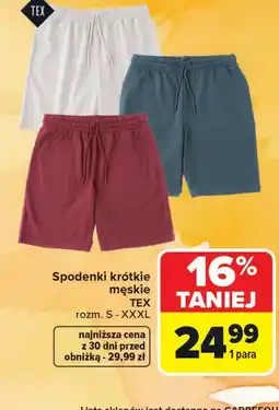Carrefour Spodenki męskie TEX oferta