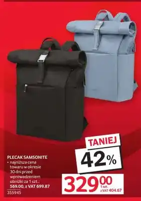 Selgros Plecak Samsonite oferta