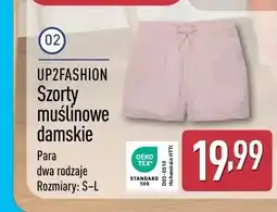 ALDI Szorty muślinowe damskie UP2FASHION oferta