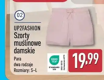 Szorty muślinowe damskie UP2FASHION