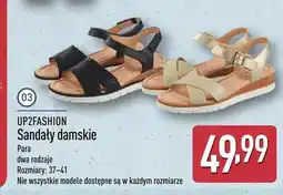 ALDI Sandały damskie UP2FASHION oferta