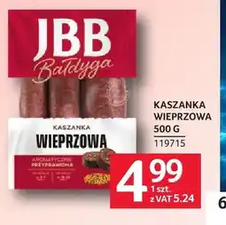 Selgros Kaszanka wieprzowa JBB Bałdyga oferta
