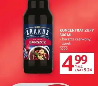 Selgros Koncentrat zupy barszcz czerwony Krakus oferta