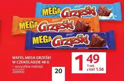 Selgros Wafel Mega Grześki w czekoladzie oferta