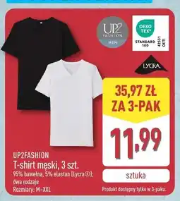ALDI T-shirt męski UP2FASHION 3-pak oferta