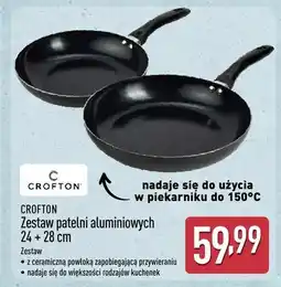 ALDI Zestaw patelni aluminiowych CROFTON 24+28cm oferta