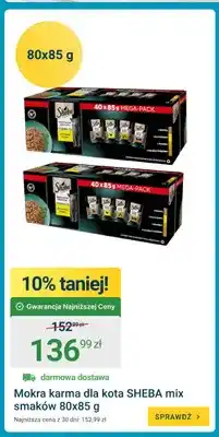 ERLI Mokra karma dla kota SHEBA mix smaków 80-pak oferta