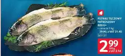 Selgros Pstrąg tęczowy patroszony 800g+ oferta