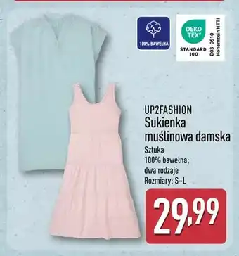 Sukienka muślinowa damska UP2FASHION