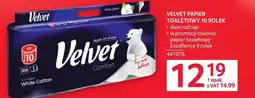 Selgros Papier toaletowy Velvet oferta