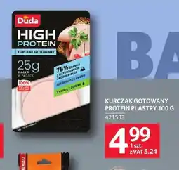 Selgros Kurczak gotowany protein plastry Duda oferta