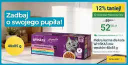 ERLI Mokra karma dla kota WHISKAS mix smaków 40-pak oferta