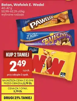 Delikatesy Centrum Baton Pawełek Toffi E. Wedel oferta