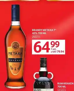 Selgros Brandy Metaxa 7* 40% oferta
