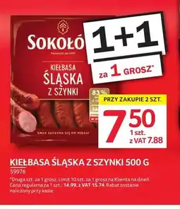 Selgros Kiełbasa śląska z szynki Sokołów oferta