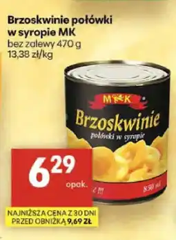 Delikatesy Centrum Brzoskwinie połówki w syropie MK oferta