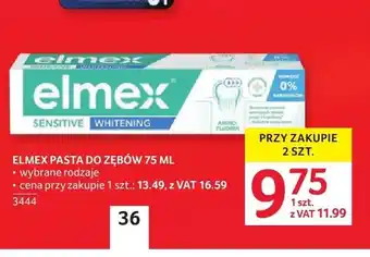 Selgros Pasta do zębów Elmex oferta