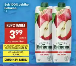Delikatesy Centrum Sok 100% jabłko Bahama oferta