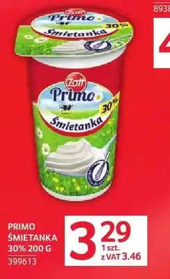 Selgros Śmietanka 30% Primo Zott oferta