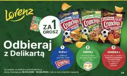 Delikatesy Centrum Chipsy Crunchips American Burger Style oferta