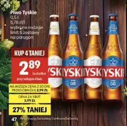 Delikatesy Centrum Piwo bezalkoholowe Tyskie Zero oferta