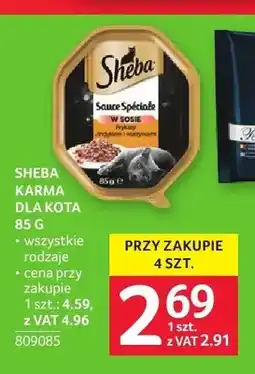Selgros Karma dla kota Sheba w sosie oferta
