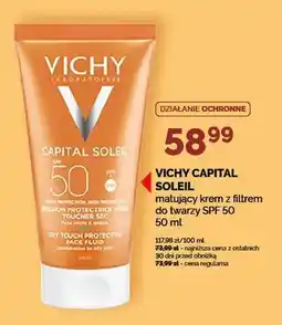 Ziko Dermo Matujący krem z filtrem do twarzy VICHY CAPITAL SOLEIL SPF 50 oferta