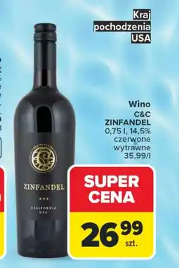 Carrefour Wino wytrawne C &C oferta