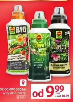 Selgros Nawóz do warzyw i owoców Compo Bio oferta