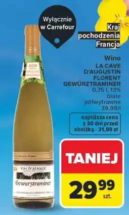 Carrefour Wino LA CAVE D'AUGUSTIN EL oferta