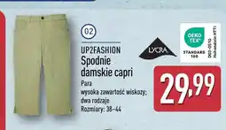 ALDI Spodnie damskie capri UP2FASHION oferta