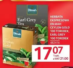 Selgros Herbata ekspresowa DILMAH Earl Grey oferta