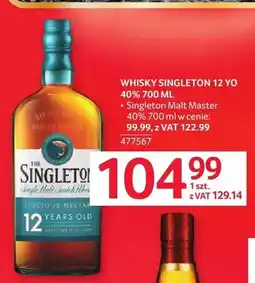 Selgros Whisky Singleton 12 YO 40% oferta