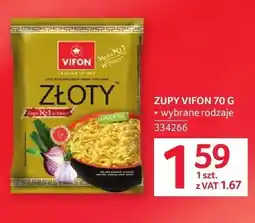 Selgros Zupa błyskawiczna Złoty Kurczak Vifon oferta