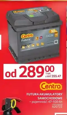 Selgros Akumulatory samochodowe Centra Futura 47-100Ah oferta